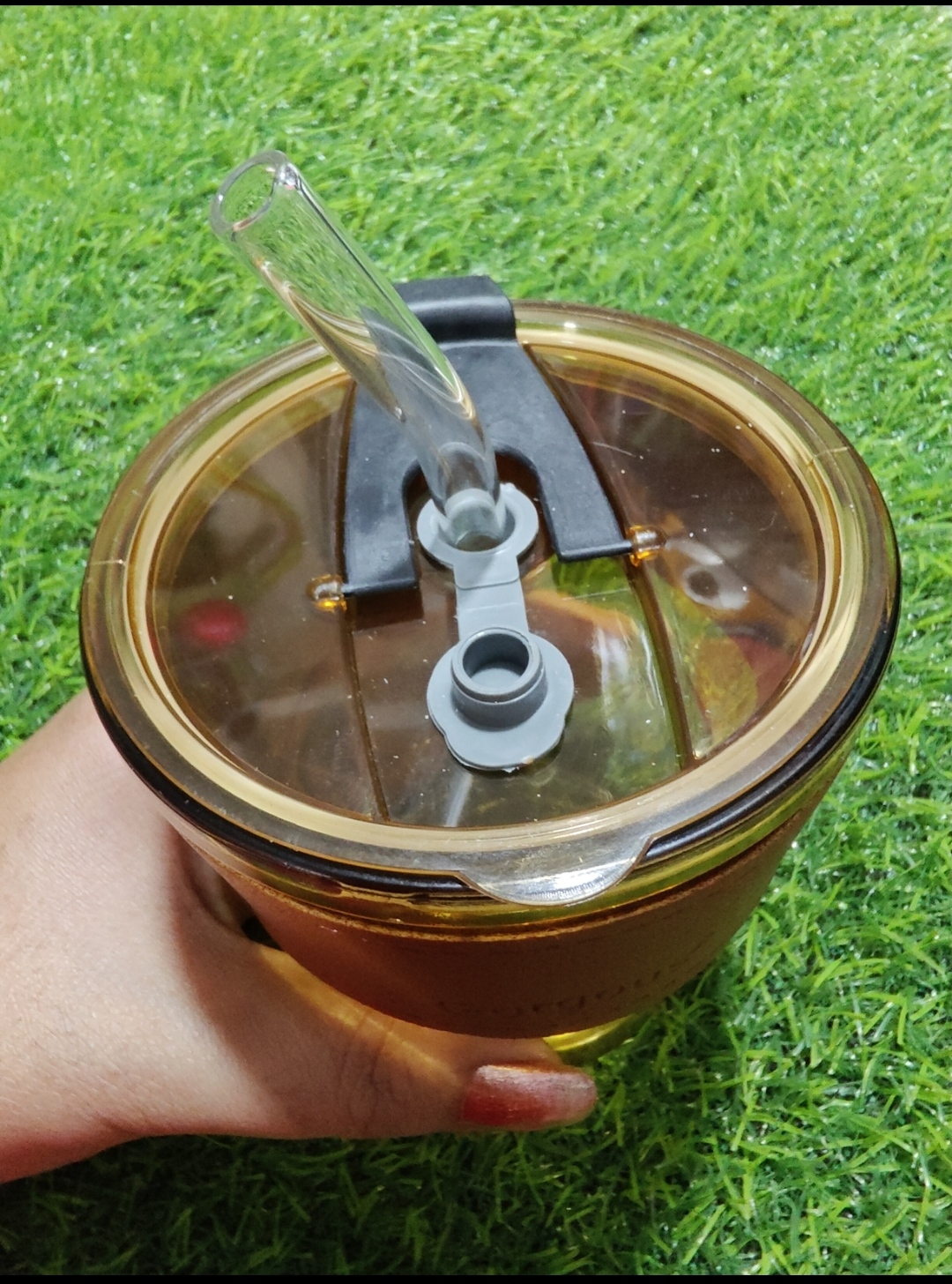 Bamboo Joint Glass Cup — photo 2