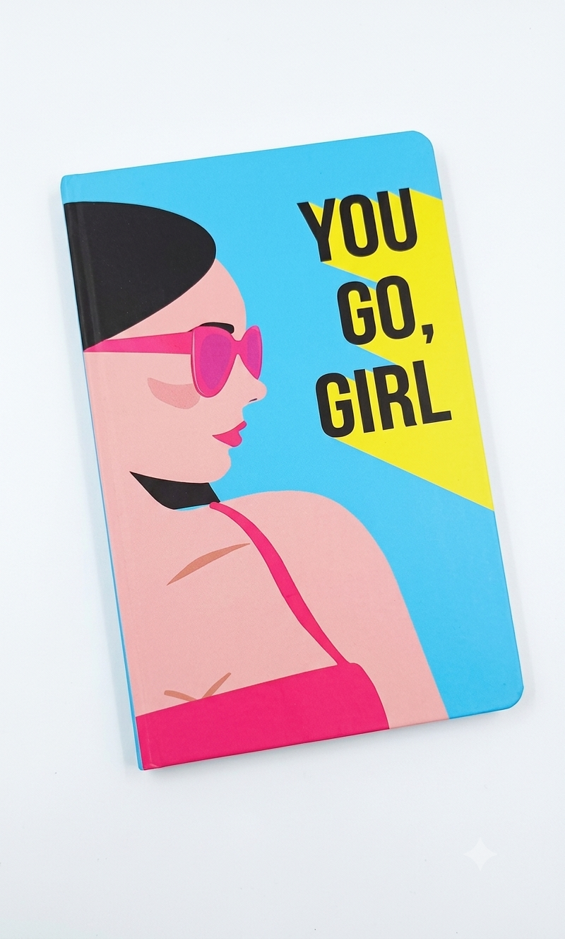 Diary with quote "You Go Girl"
